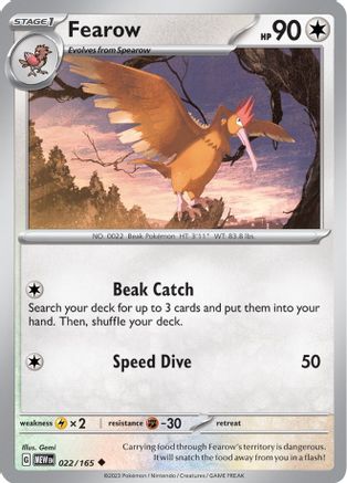Fearow (22) - SV Scarlet & Violet 151