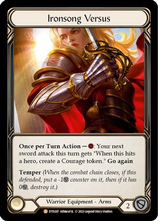 Ironsong Versus (DTD207) Rainbow Foil - Dusk till Dawn