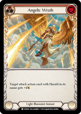 Angelic Wrath (Red) (DTD035) Rainbow Foil - Dusk till Dawn