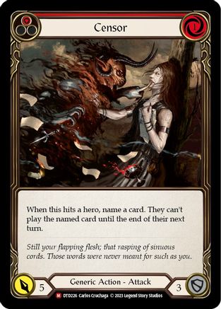 Censor (DTD226) Rainbow Foil - Dusk till Dawn