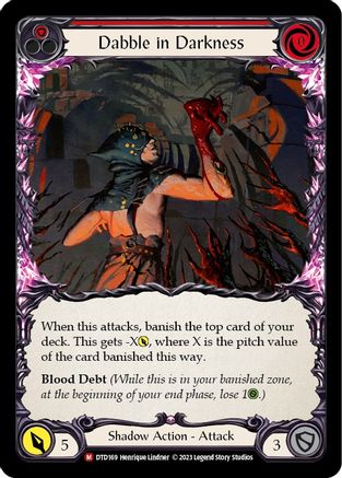 Dabble in Darkness (DTD169) Rainbow Foil - Dusk till Dawn