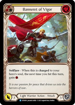 Banneret of Vigor (DTD056) Rainbow Foil - Dusk till Dawn