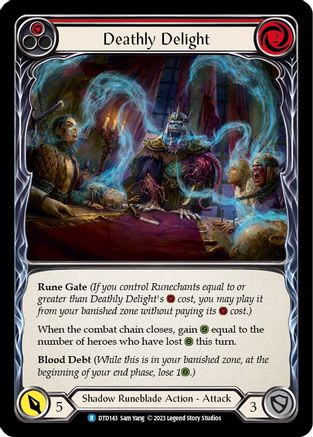 Deathly Delight (Red) (DTD143) Rainbow Foil - Dusk till Dawn