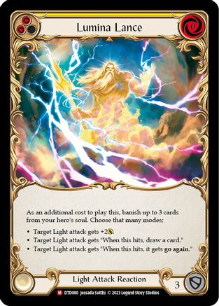 Lumina Lance (DTD080) Rainbow Foil - Dusk till Dawn