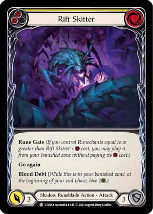 Rift Skitter (Yellow) (DTD153) - Dusk till Dawn