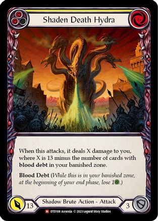 Shaden Death Hydra (DTD108) Rainbow Foil - Dusk till Dawn