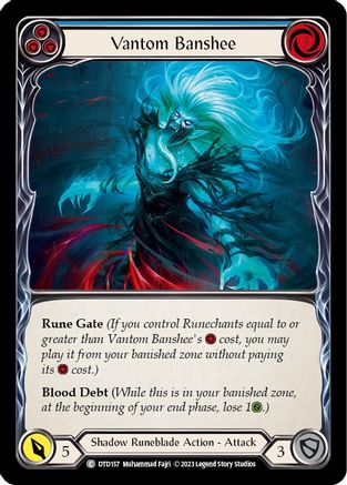 Vantom Banshee (Blue) (DTD157) Rainbow Foil - Dusk till Dawn