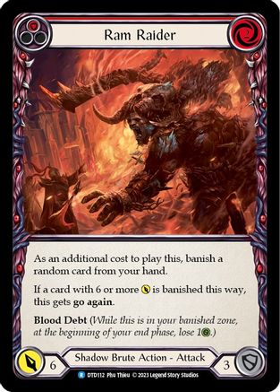 Ram Raider (Red) (DTD112) Rainbow Foil - Dusk till Dawn
