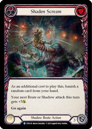 Shaden Scream (Red) (DTD118) - Dusk till Dawn