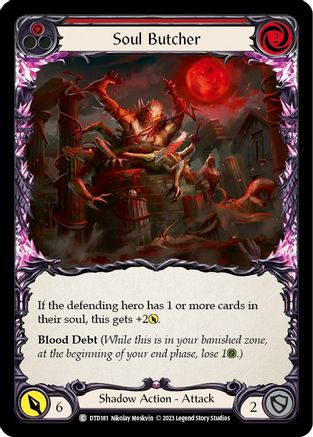 Soul Butcher (Red) (DTD181) Rainbow Foil - Dusk till Dawn