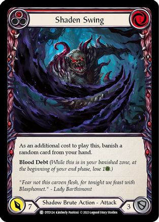 Shaden Swing (Red) (DTD124) Rainbow Foil - Dusk till Dawn