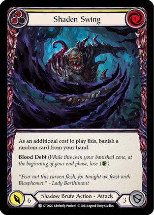 Shaden Swing (Yellow) (DTD125) Rainbow Foil - Dusk till Dawn