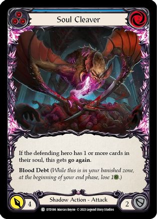 Soul Cleaver (Blue) (DTD186) Rainbow Foil - Dusk till Dawn