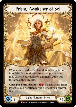 Prism, Awakener of Sol  (DTD001) - Dusk till Dawn | Silver Goblin