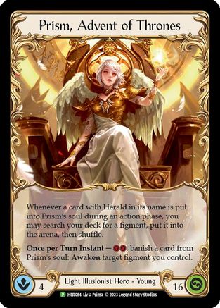 Prism, Advent of Thrones (HER084) Cold Foil - FaB Promos