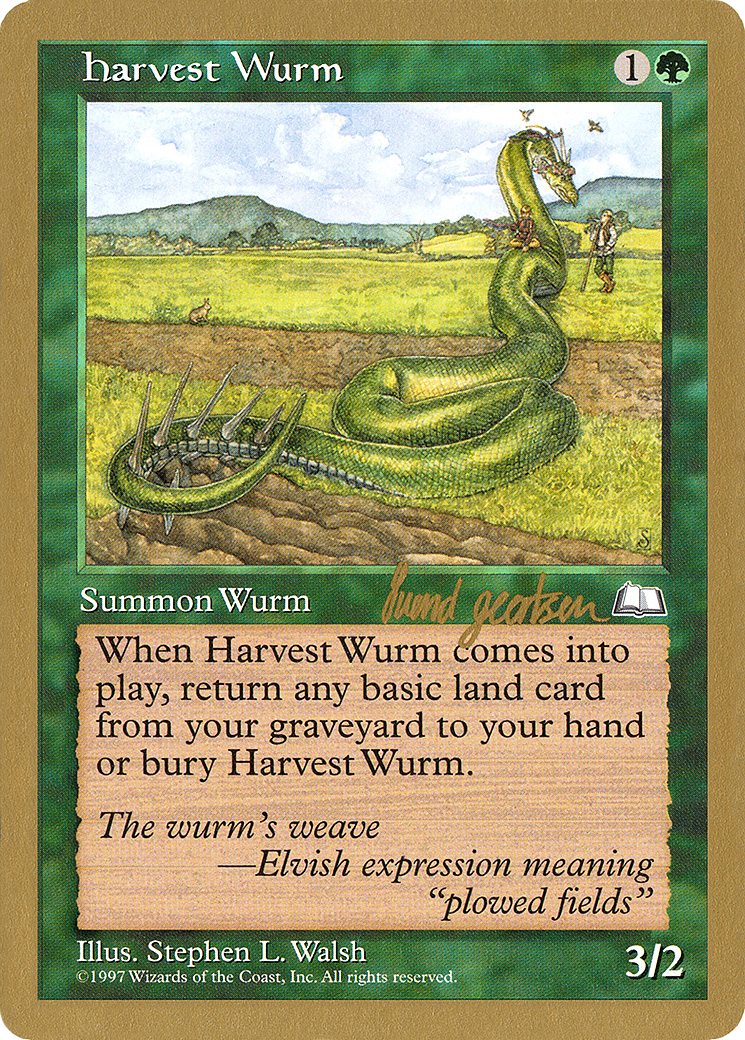 Harvest Wurm - 1997 Svend Geertsen (WTH) (Retro) - World Championship Decks 1997