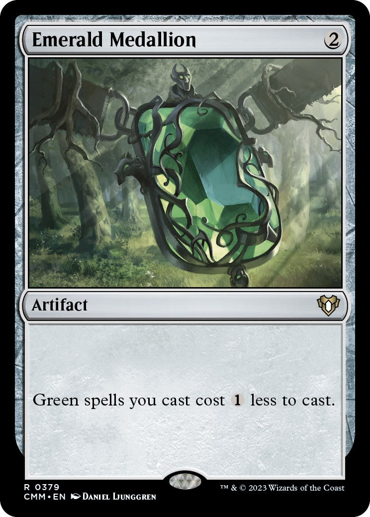 Emerald Medallion [Commander Masters] | Silver Goblin