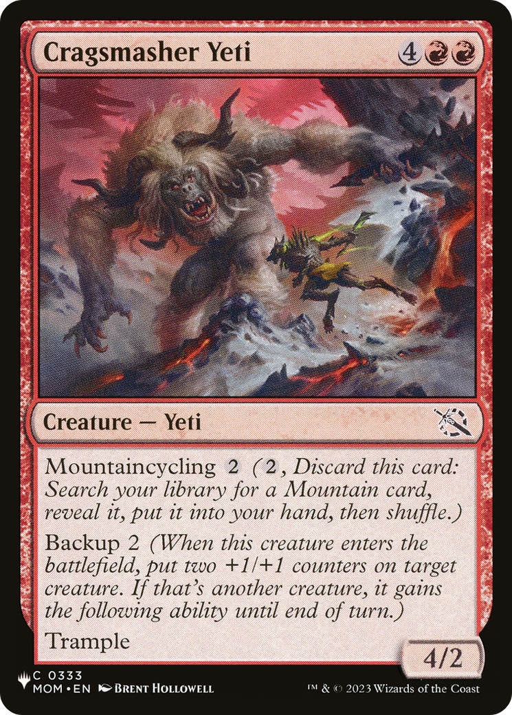 Cragsmasher Yeti [The List] | Silver Goblin