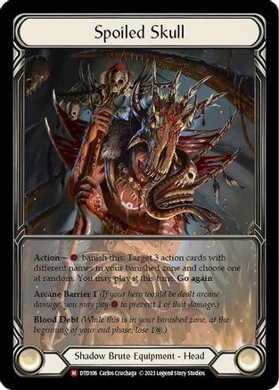 Spoiled Skull (Extended Art) (DTD106) Cold Foil - Dusk till Dawn