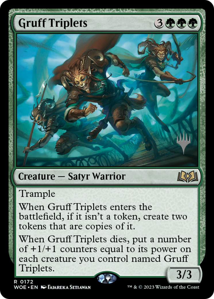 Gruff Triplets (172p) - Wilds of Eldraine Promos