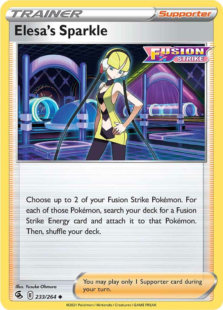 Elesa's Sparkle (233/264) [Sword & Shield: Fusion Strike] | Silver Goblin