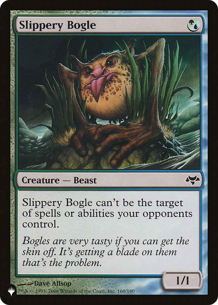 Slippery Bogle (EVE-160) - The List