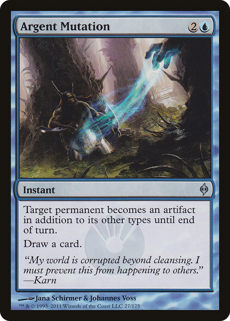 Argent Mutation (027) Foil - New Phyrexia