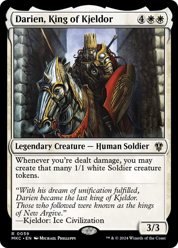 Darien, King of Kjeldor (059) - Murders at Karlov Manor Commander