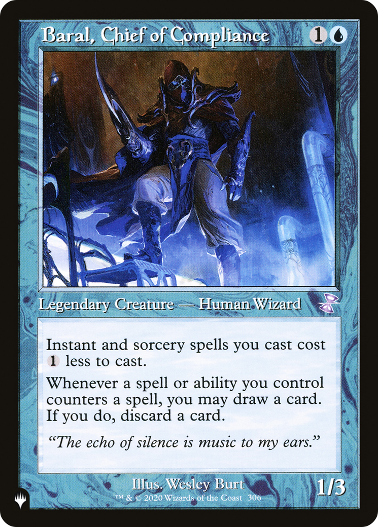 Baral, Chief of Compliance (Retro) (TSR-306) - The List