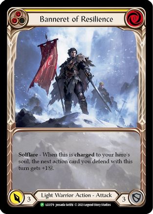 Banneret of Resilience (LGS179) Rainbow Foil - FaB Promos