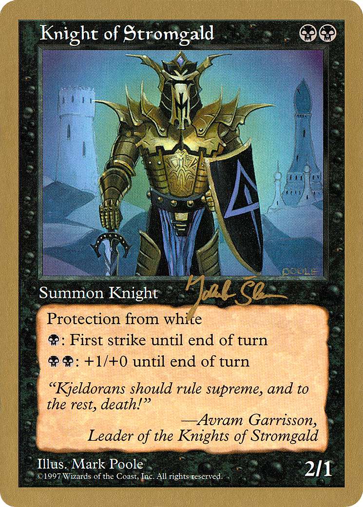 Knight of Stromgald - 1997 Jakub Slemr (5ED) (Retro) - World Championship Decks 1997