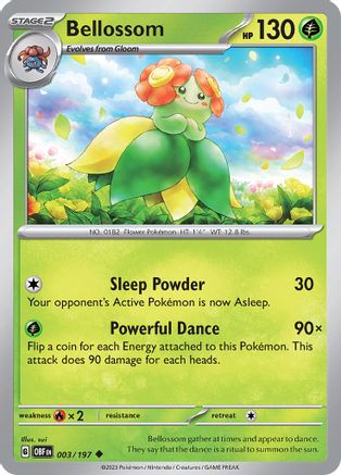 Bellossom (003/197) [Scarlet & Violet: Obsidian Flames] | Silver Goblin