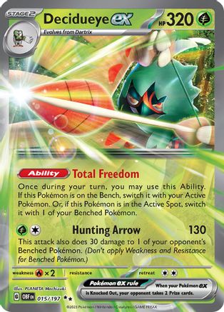 Decidueye ex (15) Holofoil - Obsidian Flames