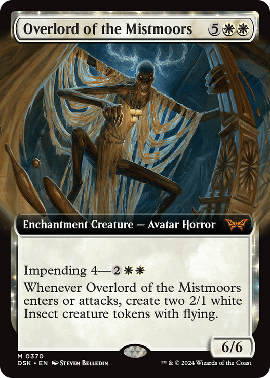 Overlord of the Mistmoors (Extended Art) [Duskmourn: House of Horror] Foil