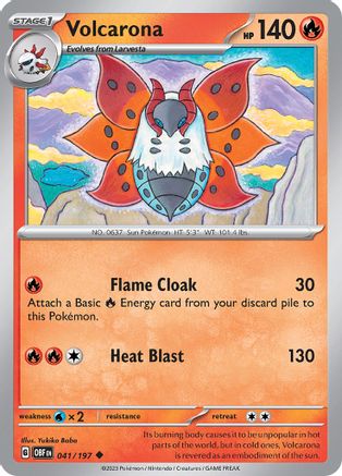 Volcarona (041/197) [Scarlet & Violet: Obsidian Flames] | Silver Goblin