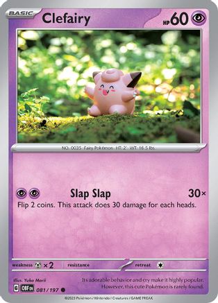 Clefairy (81) - Obsidian Flames