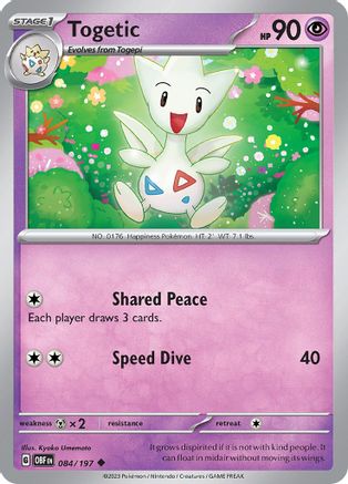 Togetic (84) - Obsidian Flames