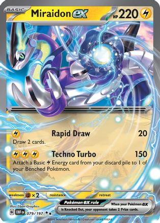 Miraidon ex (79) Holofoil - Obsidian Flames