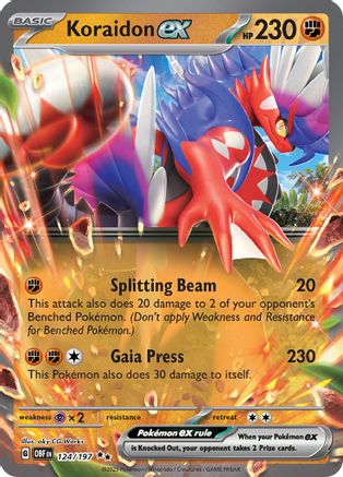 Koraidon ex (124) Holofoil - Obsidian Flames