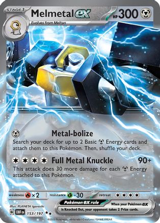 Melmetal ex (153) Holofoil - Obsidian Flames