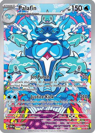 Palafin - 200/197 (200) Holofoil - SV03 Obsidian Flames