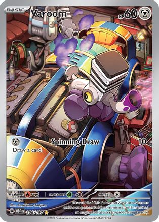 Varoom - 206/197 (206) Holofoil - SV03 Obsidian Flames