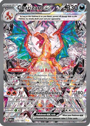 Charizard ex - 223/197 (223) Holofoil - SV03 Obsidian Flames