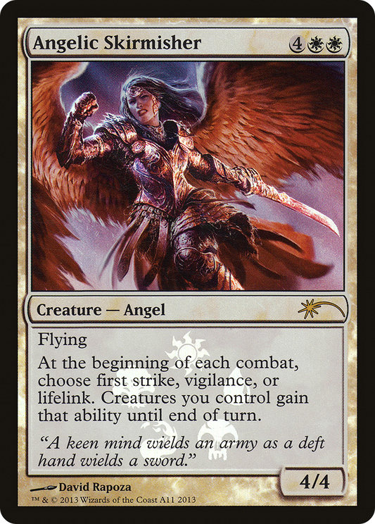 Angelic Skirmisher (A11) Foil - Gatecrash Promos