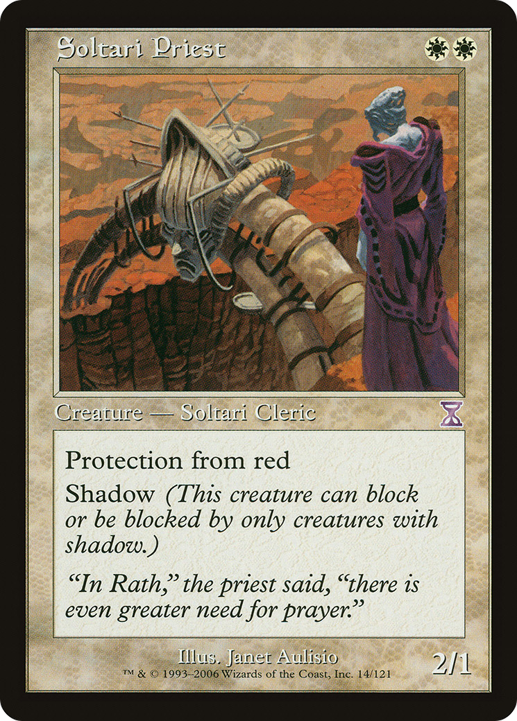 Soltari Priest (Retro) (014) Foil - Time Spiral Timeshifted