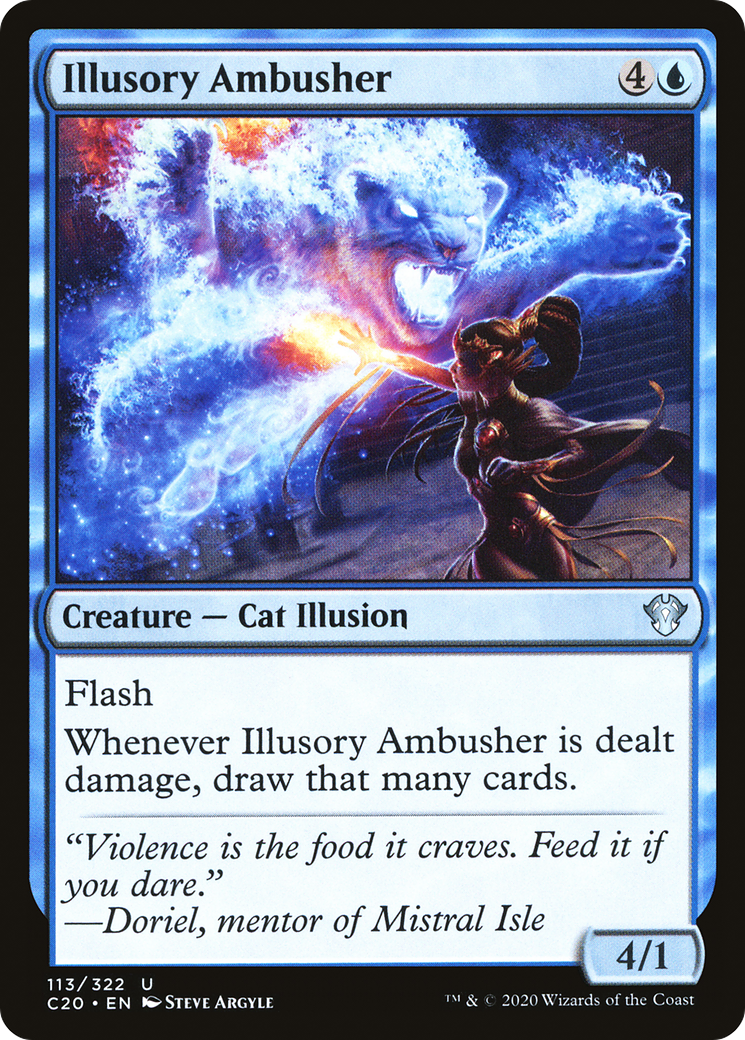 Illusory Ambusher [Commander 2020] | Silver Goblin