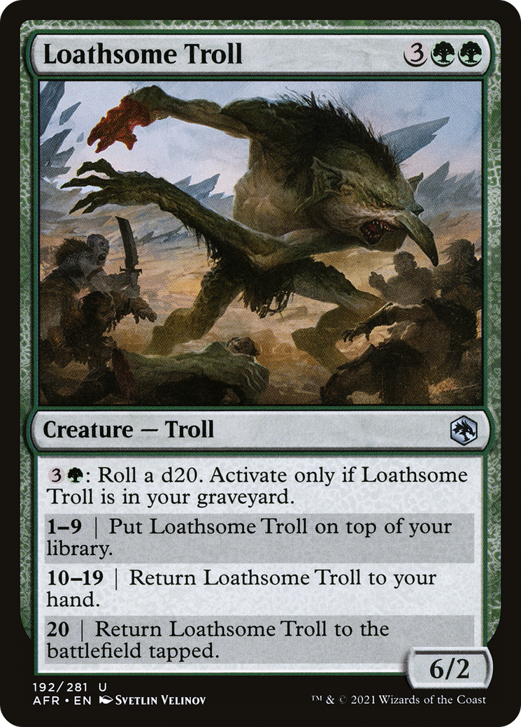 Loathsome Troll (192) - Adventures in the Forgotten Realms