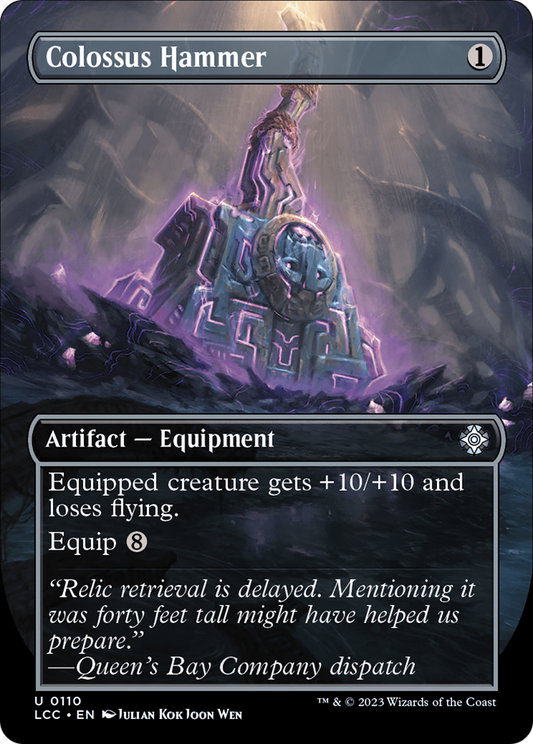 Colossus Hammer (Borderless) (110) - The Lost Caverns of Ixalan Commander