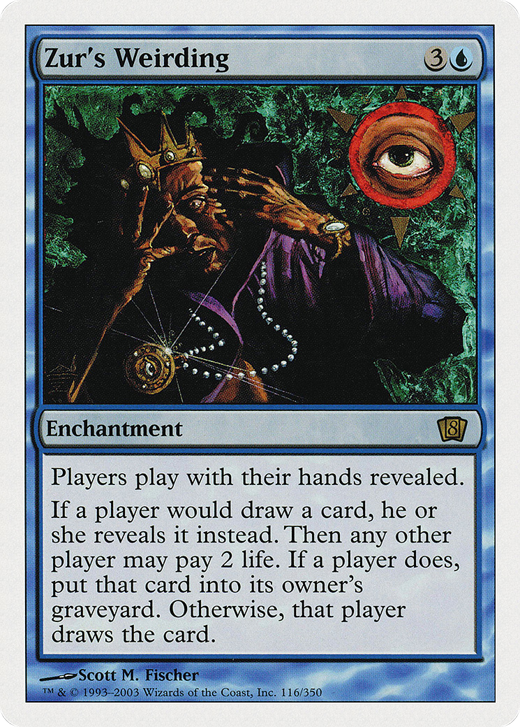 Zur's Weirding (116) Foil - Eighth Edition