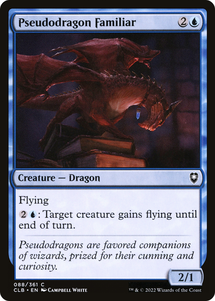 Pseudodragon Familiar (088) Foil - Commander Legends: Battle for Baldur's Gate